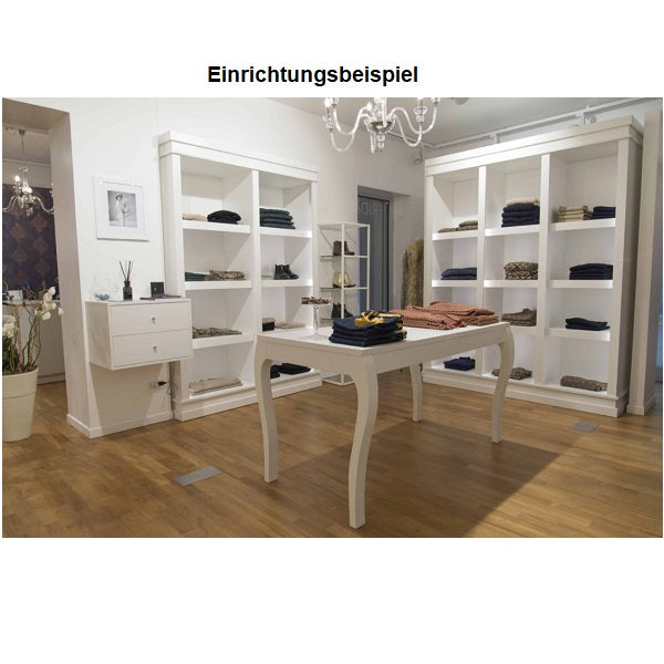 Präsentationsregal mit Schubladen