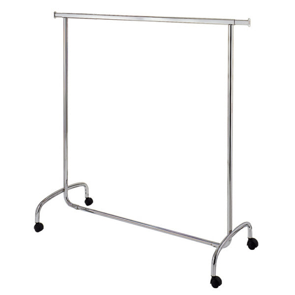 Kleiderständer verchromt - L143 cm fixe Höhe