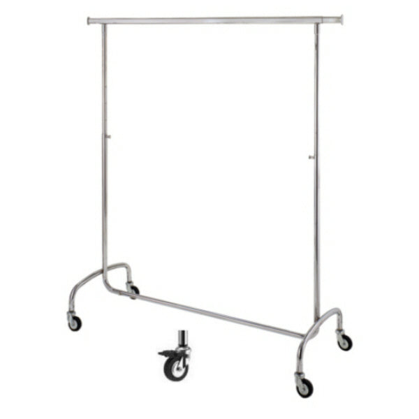 Kleiderständer verchromt - L143 cm höhenverstellbar