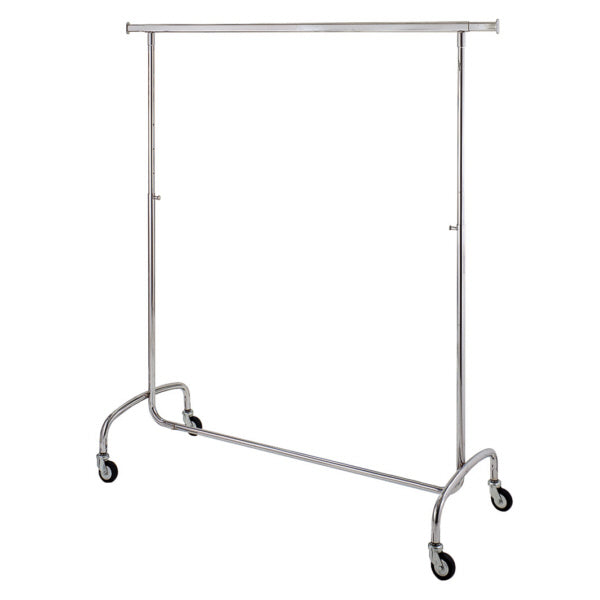 Kleiderständer verchromt - L143 cm höhenverstellbar