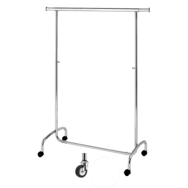 Kleiderständer verchromt - L103 cm höhenverstellbar