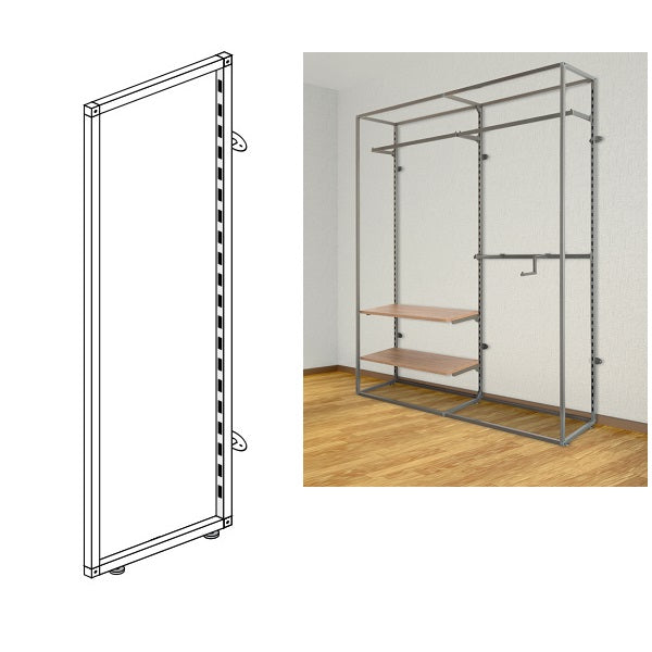 Vertikalrahmen transparent lackiert