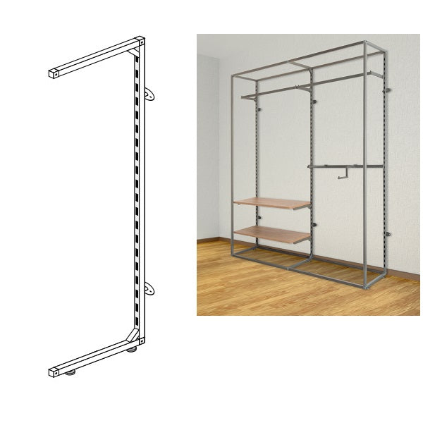 Vertikalrahmen "C" transparent lackiert