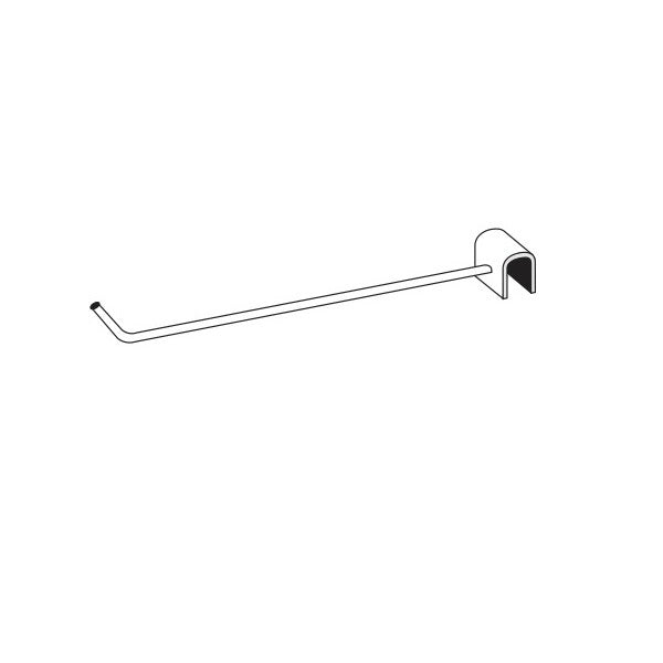 Halter gerade, transparent matt lackiert