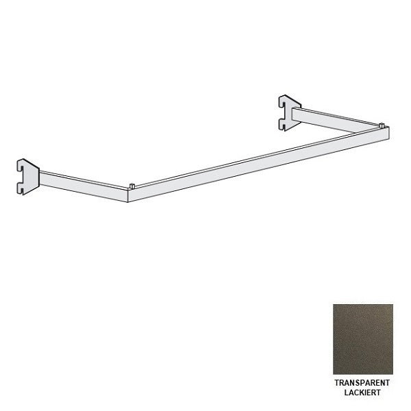 Tragstange transparent lackiert