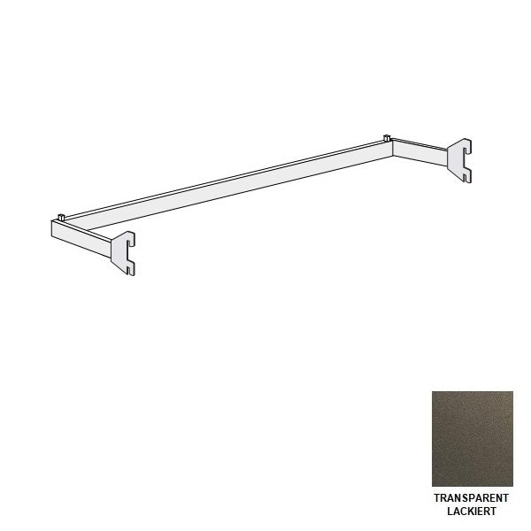 Tragstange transparent lackiert