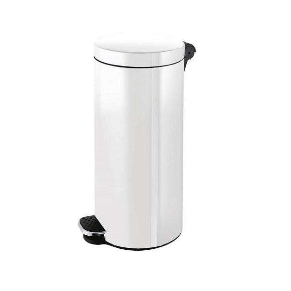 Tretabfallbehälter weiss