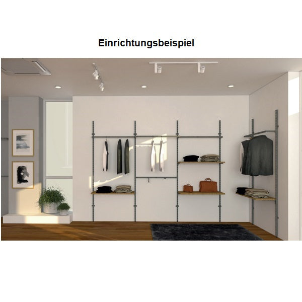 Vertikalstange transparent lackiert