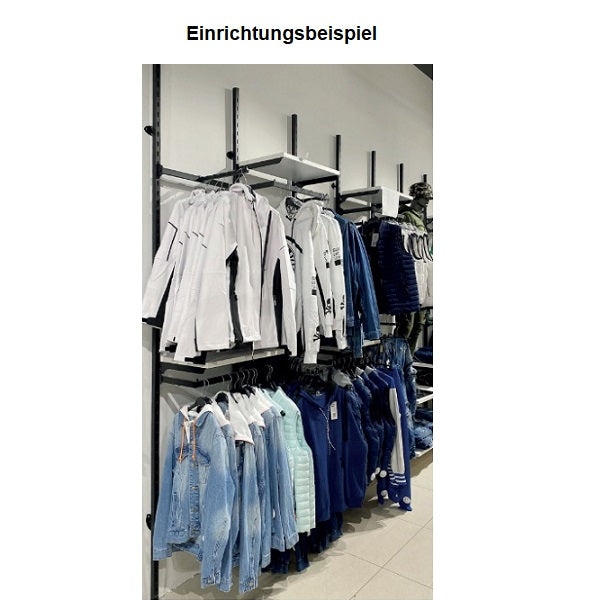 Vertikalstange transparent lackiert