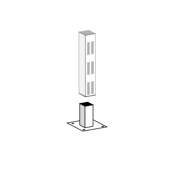 Flansch (Decke/Boden)