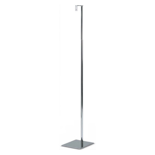 Metallfuss verchromt , rechteckig