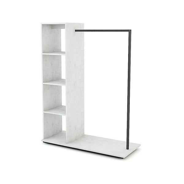 Kombi-Verkaufsgondel - Metall Nero Opaco