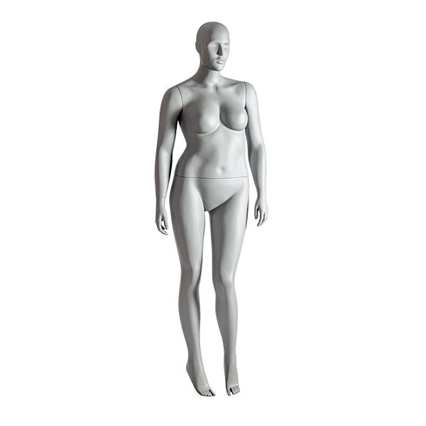 Damenfigur mit abstraktem Kopf