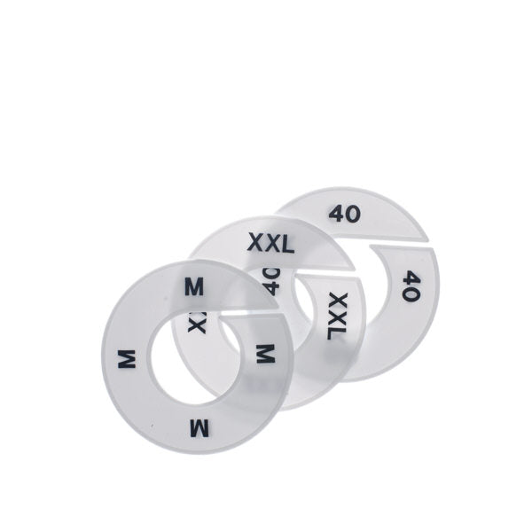 Grössenscheibe weiss - Nr. 24