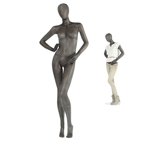 Damenfigur mit abstraktem Kopf