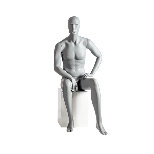 Herrenfigur mit abstraktem Kopf
