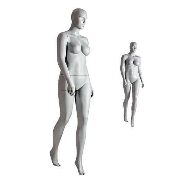 Damenfigur mit abstraktem Kopf