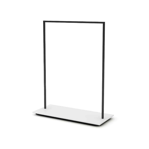 Verkaufsgondel - Metall Nero Opaco