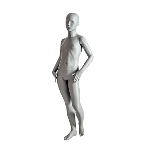 Kinderfigur Mädchen mit abstraktem Kopf - 10 Jahre