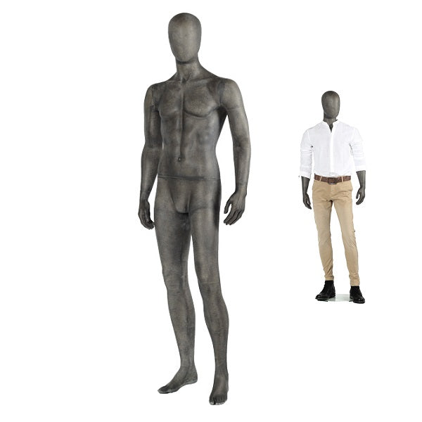Herrenfigur mit abstraktem Kopf