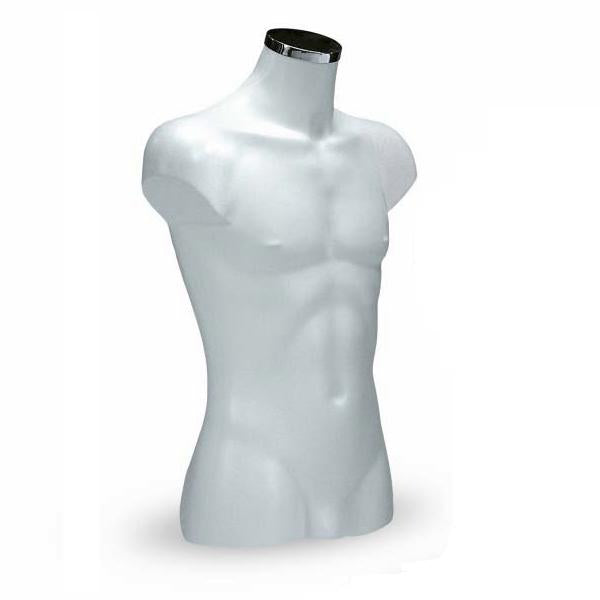 Herrentorso weiss, kurz