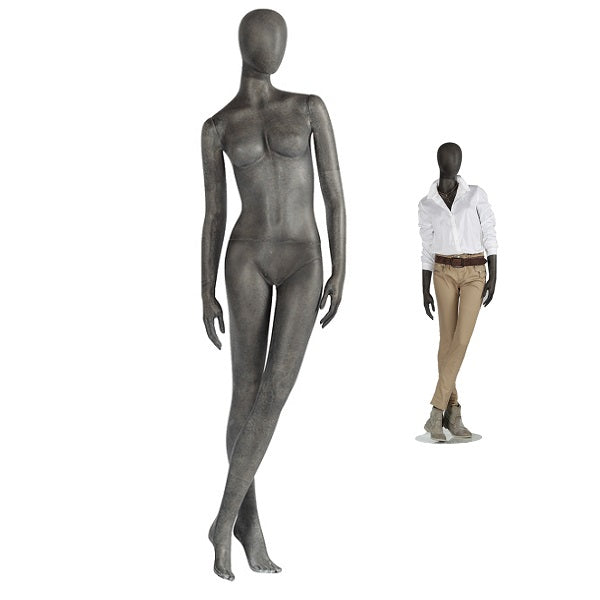 Damenfigur mit abstraktem Kopf