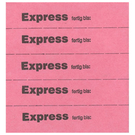 Markierungszettel "Express fertig bis"