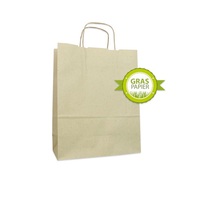 Umweltfreundliche Papiertaschen aus Graspapier