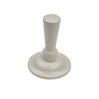 Holzabschluss mit Knauf weiss