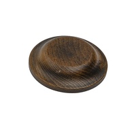 Holzabschluss rund vintage dunkel