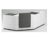 Ladentisch Abete Vissuto Bianco (Holzoptik weiss)