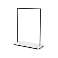 Verkaufsgondel - Metall Nero Opaco