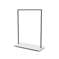 Verkaufsgondel - Metall Nero Opaco