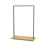 Verkaufsgondel - Metall Nero Opaco