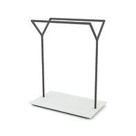 Verkaufsgondel - Metall Nero Opaco