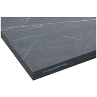 Holztablar marmor grau - mit ABS-Kante