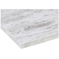 Holztablar weiss antico - mit ABS-Kante