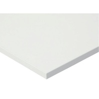 Holztablar weiss - mit ABS-Kante