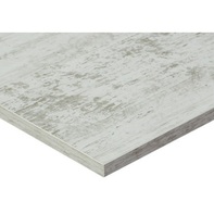 Holztablar weiss antico - mit ABS-Kante
