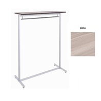 Verkaufsständer mit runder Tragstange verchromt