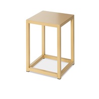 Aussteller/Hocker gold lackiert