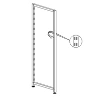 Vertikalrahmen schwarz